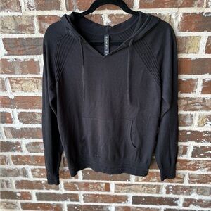 Athleta Black Soft Cozy Sweater Hoodie Size Medium